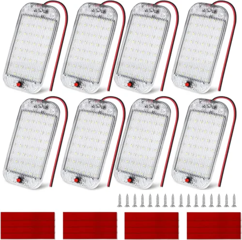 Vista 24 de Nilight 2 luces LED para interiores de 12.5 pulgadas, 10 W, 96 LED, 3 colores regulables (3100 K-6500 K) con función de memoria, luces de techo de 3