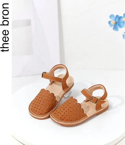Vista 114 de THEE BRON Sandalias cómodas para niñas, zapatos para niños, sandalias rellenas
