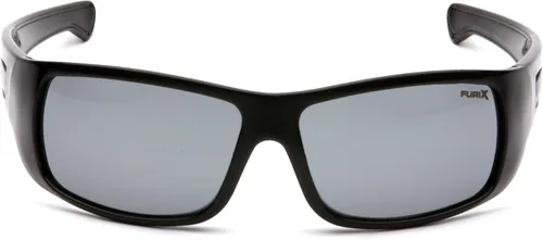 Vista 2 de Pyramex Furix Safety Glasses Black Frame Clear Anti-Fog Lens