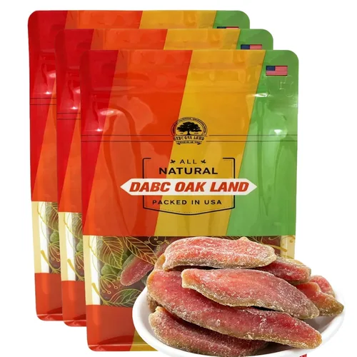 Vista 10 de Rebanadas secadas 32OZ de la guayaba, bocado seco naturalmente dulce de la fruta de las patatas fritas