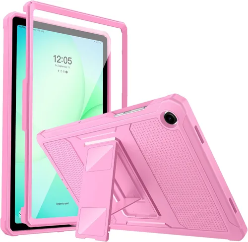 Vista 18 de MoKo Funda para Samsung Galaxy Tab A9 Plus/A9+ de 11 pulgadas 2023, a prueba de golpes de cuerpo completo resistente con protector de pantalla