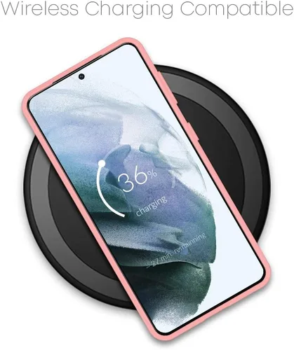 Vista 7 de GOOSPERY Funda de gelatina de sensación suave para Galaxy S21 Plus (6.7 pulgadas) Funda delgada sedosa (flamenco)