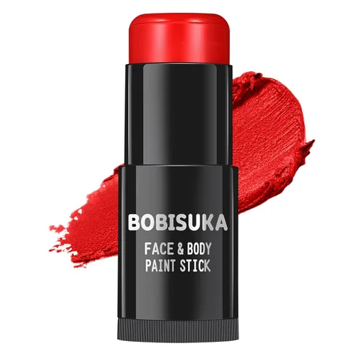 Vista 21 de BOBISUKA Barra de pintura negra para la cara y el cuerpo, palitos negros para deportes, béisbol, softbol, fútbol, kit de pintura negra