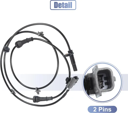 Vista 6 de uxcell Sensor de velocidad de rueda delantera izquierda derecha ABS Sensor No.479101KA0A apto para Nissan Juke 1.6L CVT 2WD BASE 2011-2017 Wheel