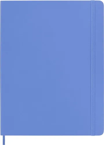 Vista 2 de Moleskine - Cuaderno clásico, tapa blanda, tamaño XL (7.5 x 9.5 pulgadas), liso/en blanco, azul hortensia, 192 páginas