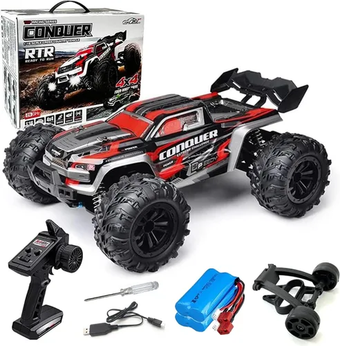 Vista 8 de Autos RC 1:14 Camión RC 30 MPH 4WD Auto de Control Remoto Todo Terreno Carro Trofeo para Adultos Niños Juguetes Rápidos Todoterreno RC Buggy Big