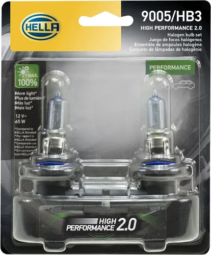 Vista 5 de HELLA 9005 2.0TB Kit de bombillas de alto rendimiento Twin Blister, 12 V, 65 W, paquete de 2