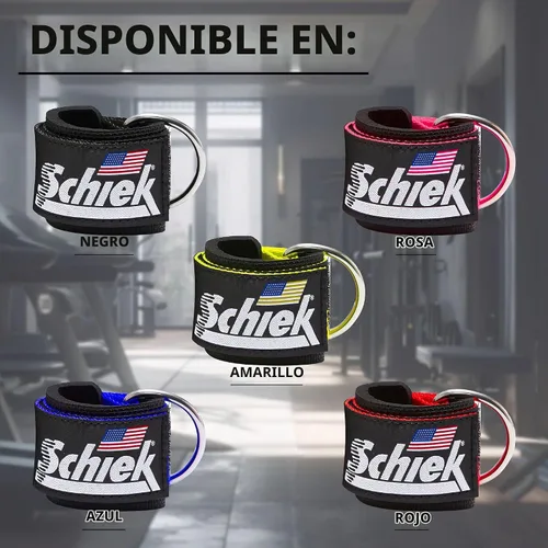 Vista 7 de Schiek Correas de tobillo de neopreno modelo 1700 deportivo Negro