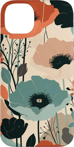 Vista 15 de Minimal Poppy Boho Flower Cute Aesthetic Case for iPhone 17