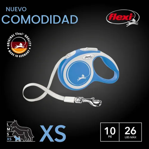 Vista 2 de FLEXI® Comfort XS - Correa retráctil para perro, agarre de 3 dedos, 10 pies