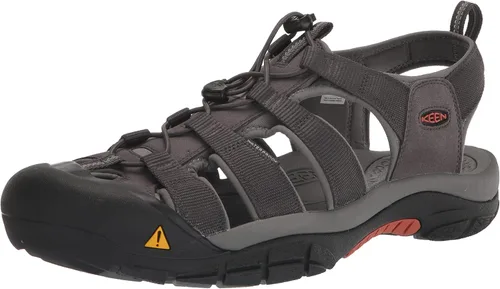 Vista 43 de KEEN Newport H2 Sandalias de punta cerrada para hombre Aleación/oro crema