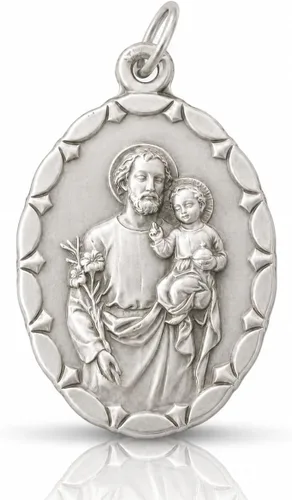 Vista 2 de MEDALLA DE SAN JOSÉ (MARIO DE LA SANTA VIRGEN MARÍA) - 100% HECHO EN ITALIA