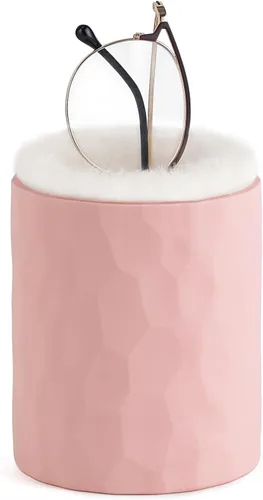 Vista 12 de Mkono Soporte para anteojos con forro de felpa, funda protectora para lentes, soporte antiarañazos, organizador de almacenamiento para anteojos