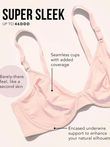 Vista 3 de Smart & Sexy Women's Silky Smooth Demi Unlined Underwire Bra