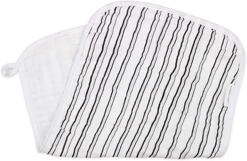 Vista 3 de HonestBaby Paños para eructos multicapa de algodón orgánico para bebés, paquete múltiple, juego de patrones, talla única de EE Paquete de 5 patrones