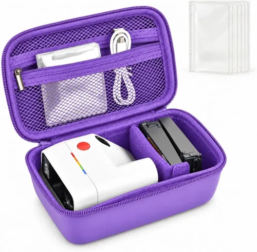 Vista 10 de ANKHOH Case for Polaroid Go Gen 2/3, for Polaroid Go 9035/9071/9070 Negro