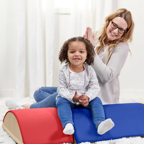 Vista 10 de ECR4Kids SoftZone - Constructores de equilibrio de troncos coloridos, juego para principiantes, surtido, 3 piezas