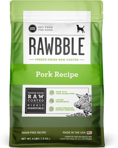 Vista 14 de Comida seca para perros BIXBI Rawbble, de ternera, 1.8 kg - Fabricado en EE. UU. sin comidas de carne ni rellenos - Comida cruda para perros