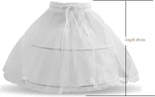 Vista 2 de TTYAOVO Vestido de niña Enagua Underskirt
