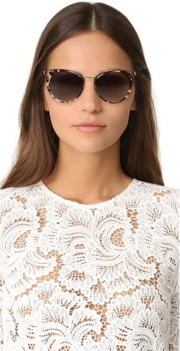 Vista 2 de Prada - Gafas de sol redondas para mujer, marrón