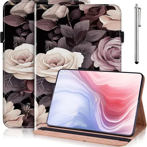 Vista 34 de ALILANG Funda para Samsung Galaxy Tab S5e de 10,5 pulgadas con lápiz capacitivo, a prueba de golpes plegable, negro (black horse)