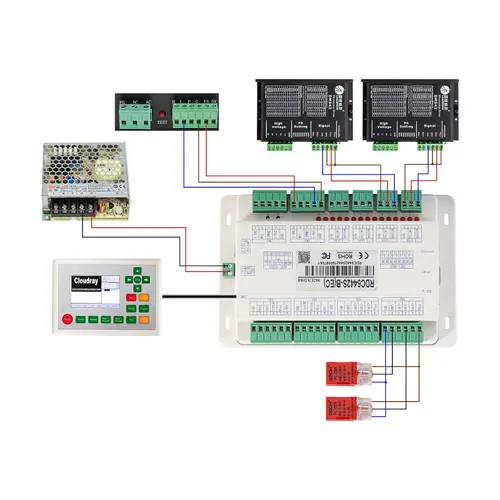 Vista 6 de Cloudray Ruida DSP Controlador RD RDC6442G RDC6442S para máquina de grabado láser CO2