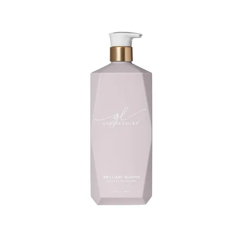 Vista 10 de Goldie Locks Brilliant Blonde Purple Shampoo - Ilumina y tonifica el cabello rubio, gris y aclarado, neutraliza el latón, sin sulfatos, seguro