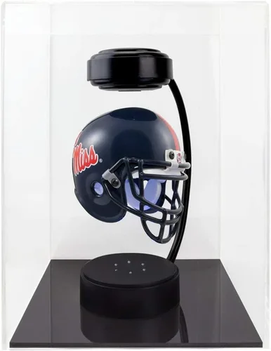Vista 2 de NCAA - Casco de fútbol levantador coleccionable con soporte electromagnético
