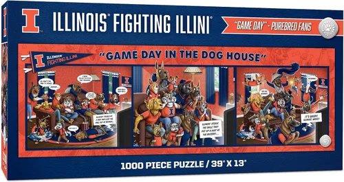 Vista 41 de YouTheFan NCAA Game Day in The Dog House - Rompecabezas de 1000 piezas