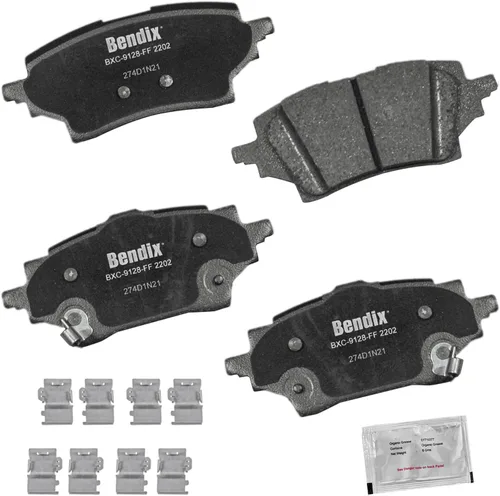 Vista 270 de Bendix Priority1 CFC154 - Juego de pastillas de freno de disco para Avanti II, Century, LeSabre, Regal, Riviera, chasis comercial, DeVille