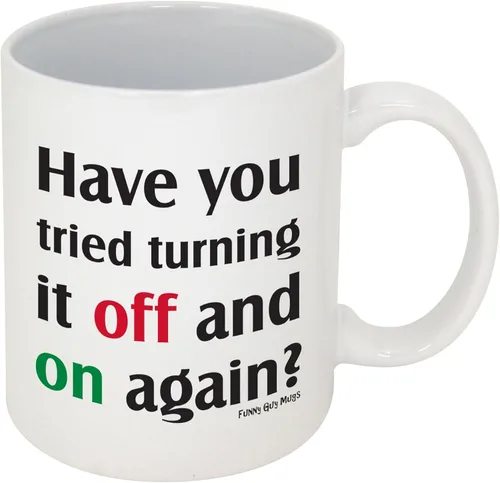 Vista 9 de Funny Guy Mugs - Taza de 11 onzas, Negro
