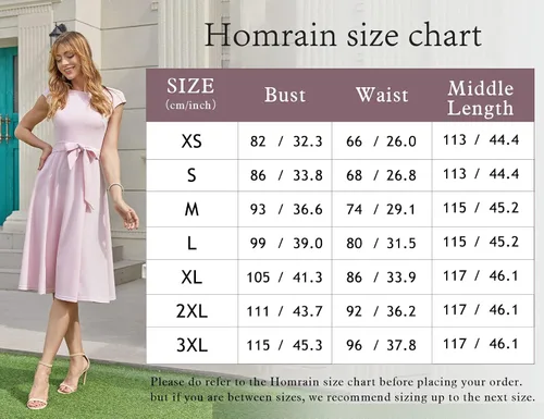 Vista 4 de HomRain Vestidos para mujer, vestido formal de casquillo para fiesta de noche, cóctel, para iglesia y baile de graduación