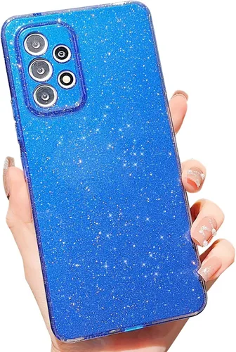 Vista 15 de MINSCOSE Funda compatible con Samsung Galaxy A14 5G, bonita funda delgada con purpurina fina, a prueba de golpes, de TPU para mujeres y niñas