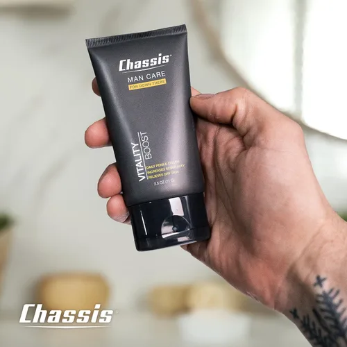 Vista 6 de Chassis Vitality Boost - Crema de pene para piel seca, solución hidratante de sensibilidad