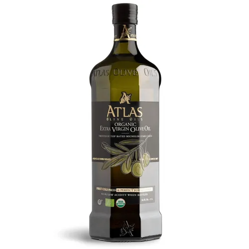 Vista 10 de Atlas - Aceite de oliva virgen extra prensado en frío, rico en polifenoles, de Marruecos, recién cosechado y sin procesar, procedente de una única