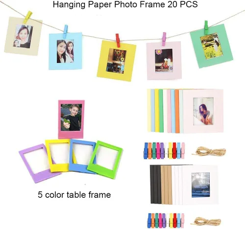 Vista 4 de Accesorios para cámara instantánea compatibles con cámara de película instantánea Fujifilm Instax Mini 12 11 9 - Peony