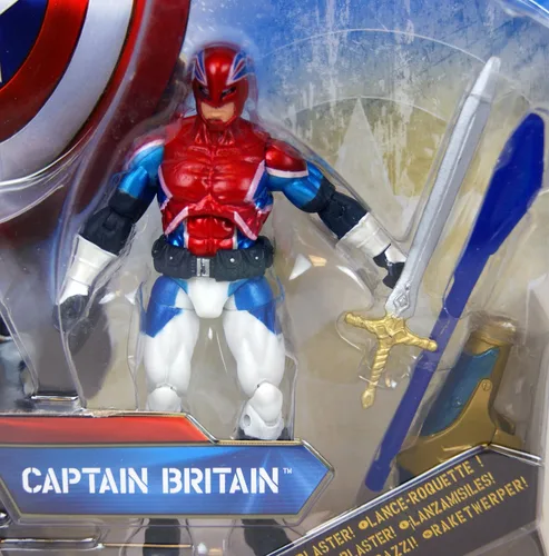 Vista 2 de Hasbro Capitán América Película 4 pulgadas Serie 2 Figura de acción Capitán Gran Bretaña