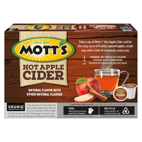 Vista 6 de Keurig Mott's Sidra Caliente de Manzana, 60 unidades (6 paquetes de 10)