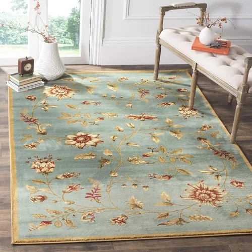 Vista 24 de SAFAVIEH - Alfombra de acento de la colección Lyndhurst, 3'3" x 5'3", color negro y multi, diseño floral tradicional, no desprende pelusa y de fácil