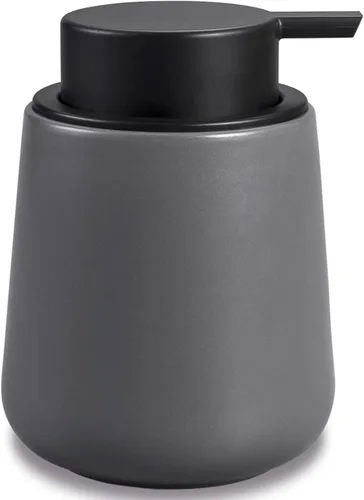 Vista 14 de Bosilunlife Dispensador de jabón de manos, dispensador de jabón de cerámica de 12 onzas, dispensador de jabón líquido recargable para baño