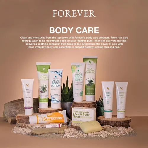 Vista 6 de Forever Living - Loción hidratante de aloe, hidratación profunda con aloe vera, colágeno y elastina, para manos y cuerpo, 4 onzas líquidas