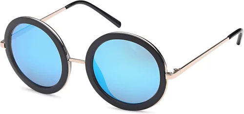 Vista 5 de CATWALK UV400 - Gafas de sol redondas para mujer con diseño de moda y lente flash