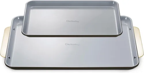 Vista 52 de Caraway Bandeja de cerámica antiadherente para hornear, revestimiento de cerámica naturalmente resbaladizo, no tóxico, libre de PTFE ni PFOA