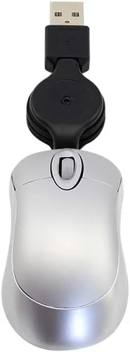 Vista 11 de elec Space Paquete de 2 mini ratones ópticos de viaje - Ratón de bolsillo pequeño para computadora portátil y computadora (negro+rojo)