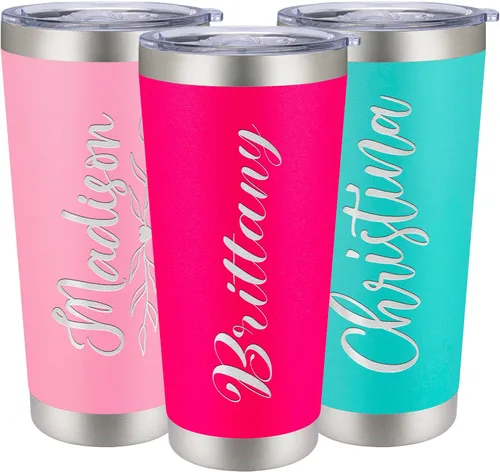 Vista 10 de Vasos de viaje personalizado de 20 y 30 onzas, con aislamiento