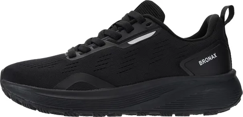 Vista 3 de Bronax Zapatillas de correr con punta ancha para hombre Zapatillas de tenis para dar forma natural al pie