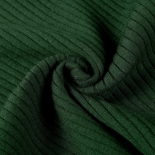 Vista 7 de Suéter de cuello alto para hombre, ajuste delgado, suave, de punto básico, suéter