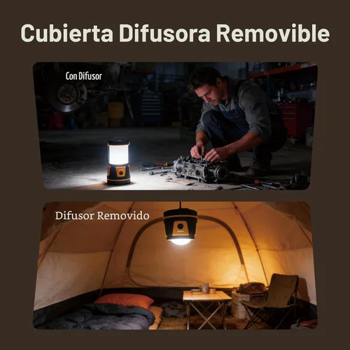 Vista 7 de Linterna LED recargable, 3000 lúmenes, 5 modos de luz, IP54 impermeable, batería de 7500 mAh, linterna portátil para campamento, senderismo, cortes