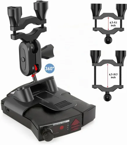 Vista 5 de SDSACZMU Soporte para detector de radar, detector de radar de coche, soporte de varilla de espejo retrovisor, compatible con Valentine V1 Gen1