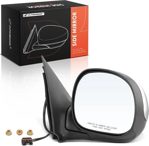 Vista 10 de A-Premium Par (2) espejos manuales para puerta del conductor y del pasajero, compatible con Ford F-150 1997-2003, F-150 Heritage 2004, F-250